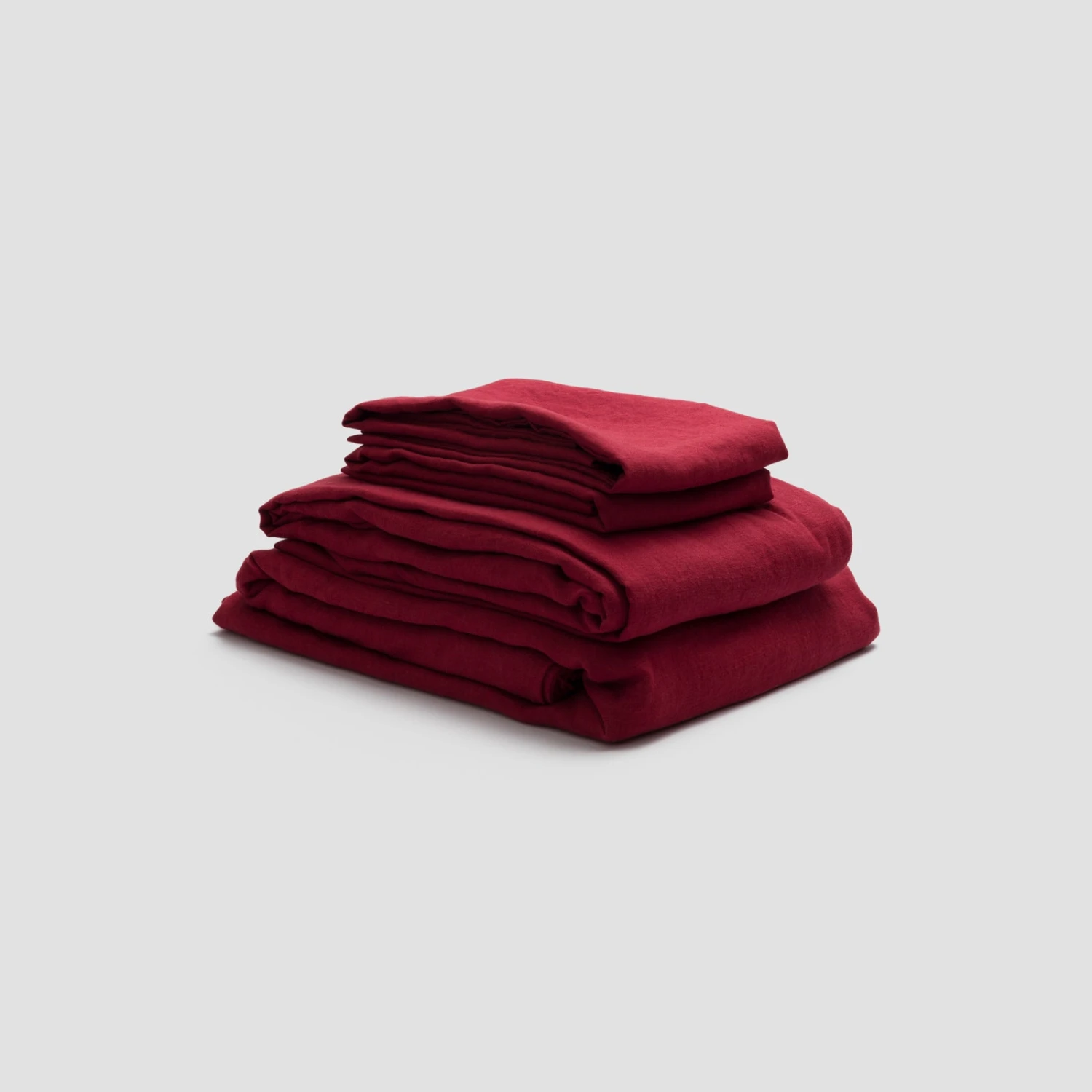 Merlot Linen Sheet Set 3 Merlot Linen Sheet Set