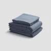 Dusk Blue Sheet Set 2 Dusk Blue Sheet Set -Piglet in Bed Store PigletinBed LinenBasicBundle DuskBlue 1 GreyBG ab803635 b838 496f 9bd8 81e194814006