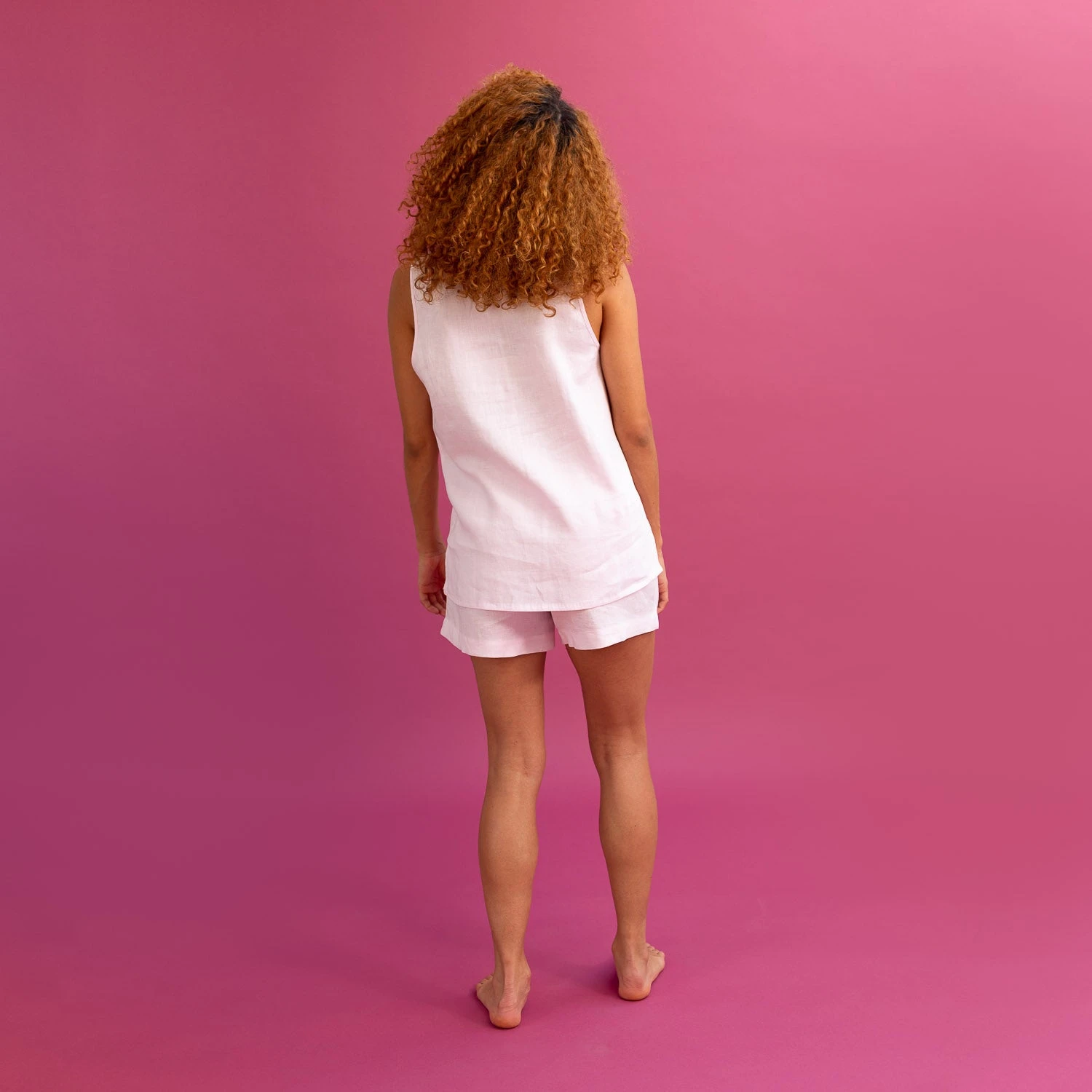 Blush Pink Cami Pyjama Set 4 Blush Pink Cami Pyjama Set - Image 2