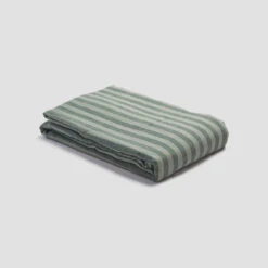 Pine Green Stripe Linen Duvet Cover 7 Pine Green Stripe Linen Duvet Cover -Piglet in Bed Store PigletinBed LinenDuvetCover PineGreenPembrokeStripe 1 4ee87966 7c33 4b4c 8ed8 072af0d8d1cb