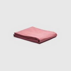 Red Dune Washed Cotton Percale Flat Sheet -Piglet in Bed Store PigletinBed LinenDuvetCover RedDune 1 greyBG dc31084f f461 46fd 8026 f74d9de7a66c