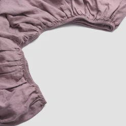 Elderberry Linen Fitted Sheet