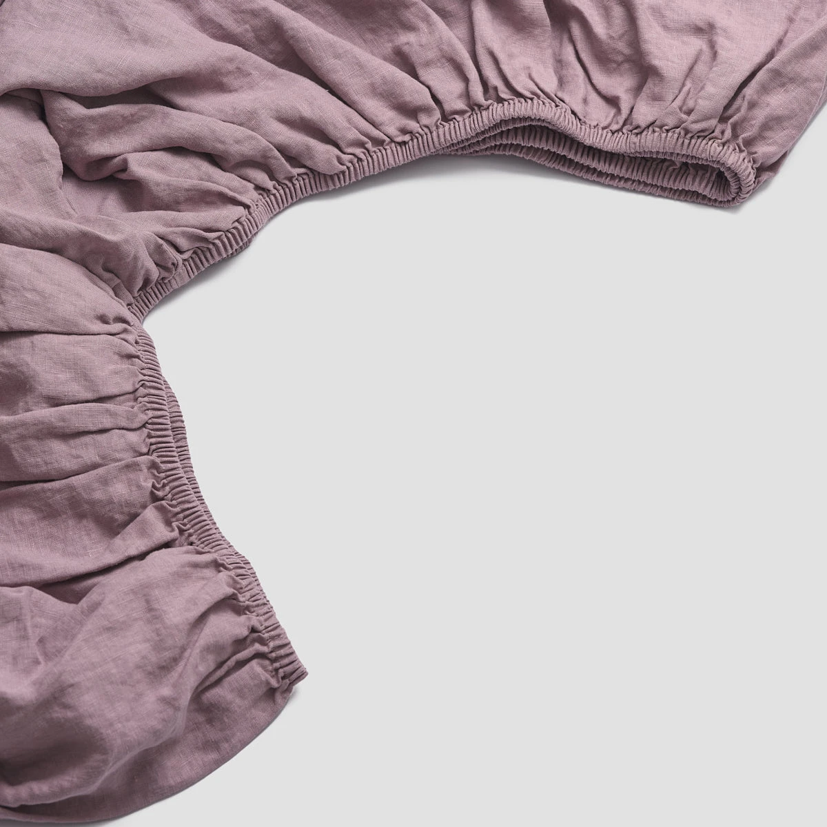 Elderberry Linen Fitted Sheet 3 Elderberry Linen Fitted Sheet