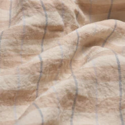 Cae Au Lait Check Stripe Linen Pillowcases (Pair) 7 Cae Au Lait Check Stripe Linen Pillowcases (Pair) -Piglet in Bed Store PigletinBed LinenFlatSheet CafeauLaitCheckStripe 2 greyBG 2f0b8b3f c40b 448f 81e9 2acb0fe5bf90 1