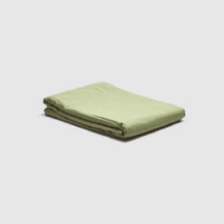Pear Washed Cotton Percale Flat Sheet -Piglet in Bed Store PigletinBed LinenFlatSheet Pear 1 greyBG 1 dc238a9d ab67 4393 bd6b 9615c97f434d