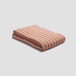 Sandstone Red Pembroke Stripe Linen Sheet Set 14 Sandstone Red Pembroke Stripe Linen Sheet Set -Piglet in Bed Store PigletinBed LinenFlatSheet SandstoneRedPembrokeStripe 1 c0779183 a774 4c98 80b6 12e2615802dc