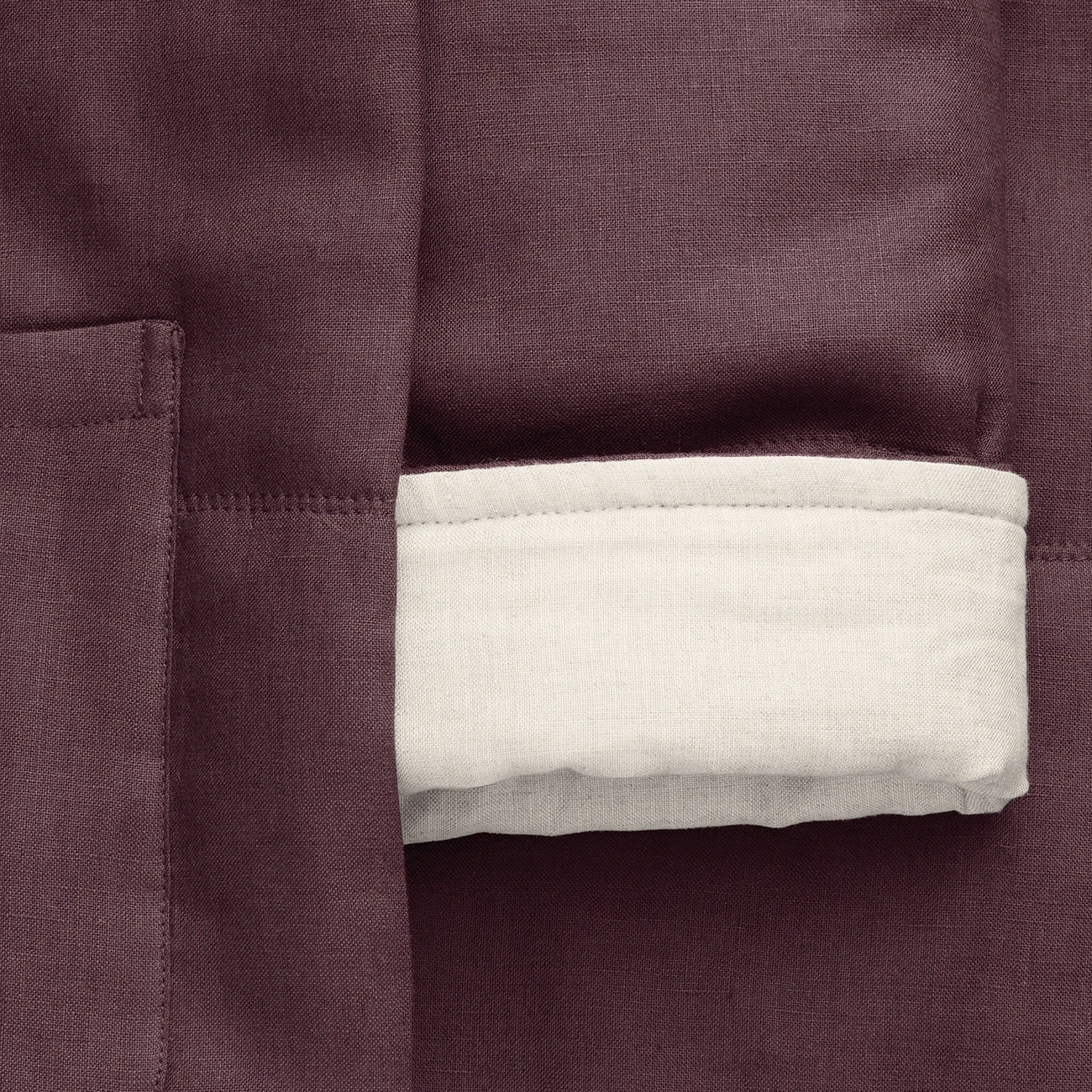 Conker Brown Linen Housecoat 7 Conker Brown Linen Housecoat - Image 5