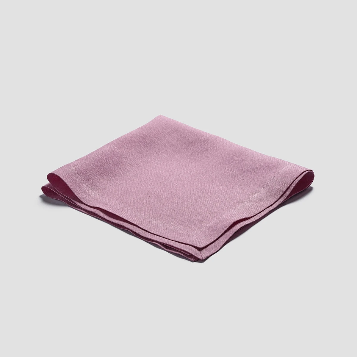 Raspberry Linen Napkins Set Of 4 4 Raspberry Linen Napkins Set Of 4 - Image 2