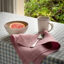 Raspberry Linen Napkins Set Of 4 10 Raspberry Linen Napkins Set Of 4 -Piglet in Bed Store PigletinBed LinenNapkinSet Raspberry Lifestyle 1