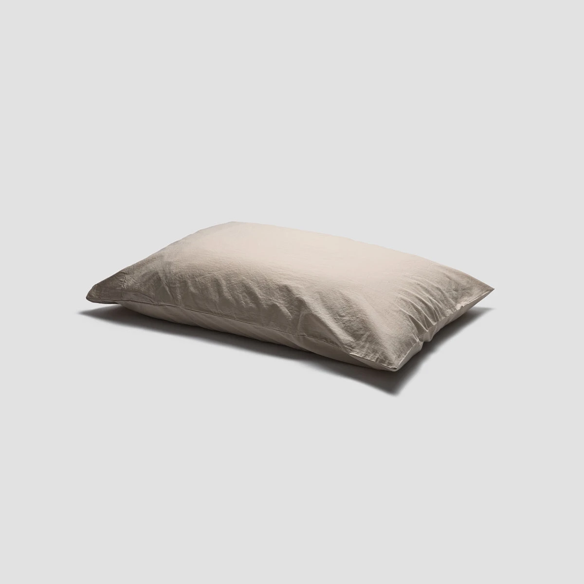 Parchment Washed Cotton Percale Pillowcases (Pair) 5 Parchment Washed Cotton Percale Pillowcases (Pair) - Image 3