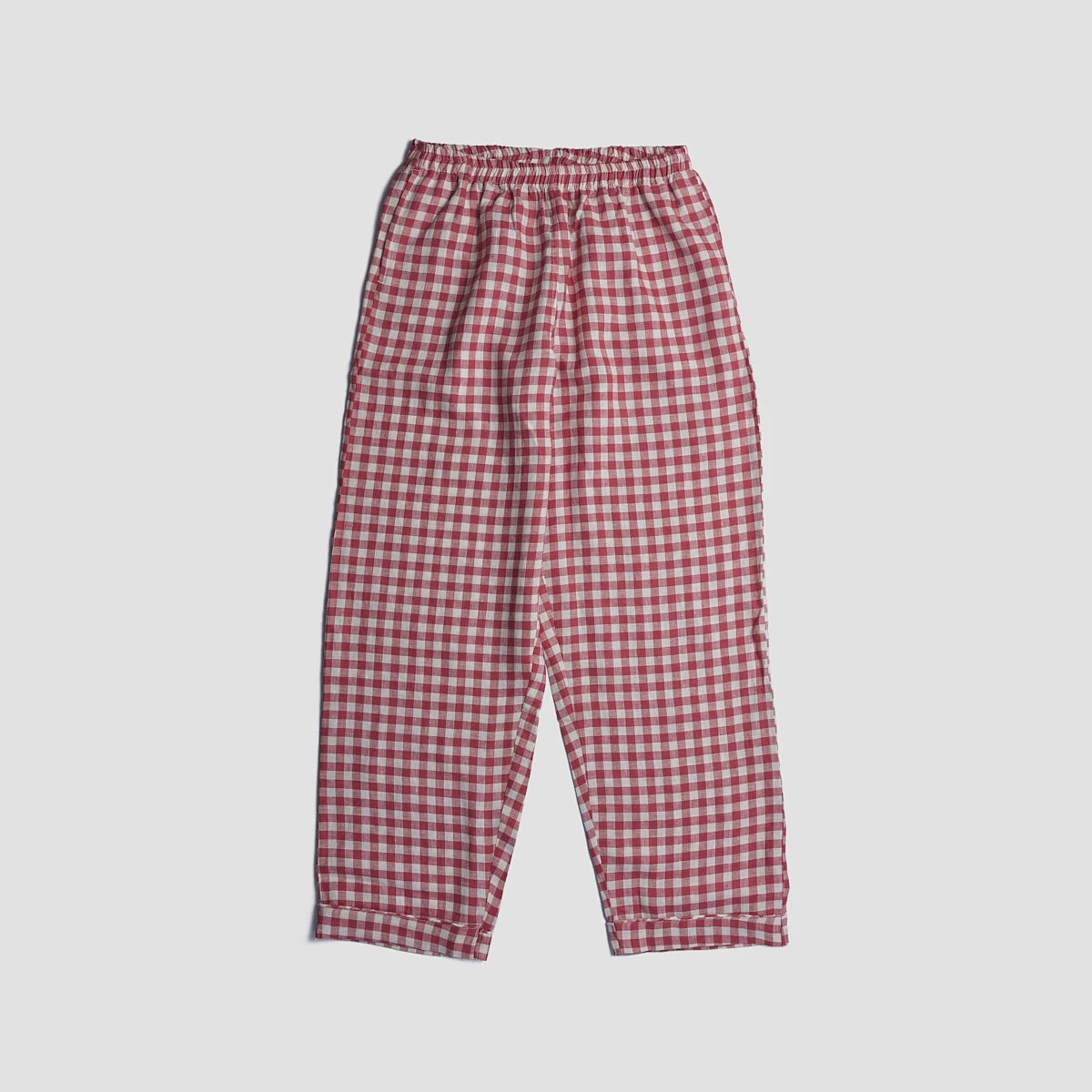 Mineral Red Gingham Pyjama Trouser Set 8 Mineral Red Gingham Pyjama Trouser Set - Image 6