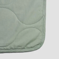Sage Green Linen Quilt -Piglet in Bed Store PigletinBed LinenQuilt SageGreen 2