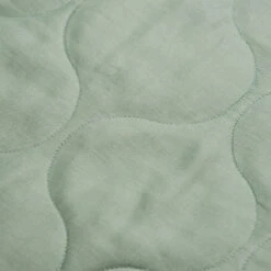 Sage Green Linen Quilt -Piglet in Bed Store PigletinBed LinenQuilt SageGreen 3