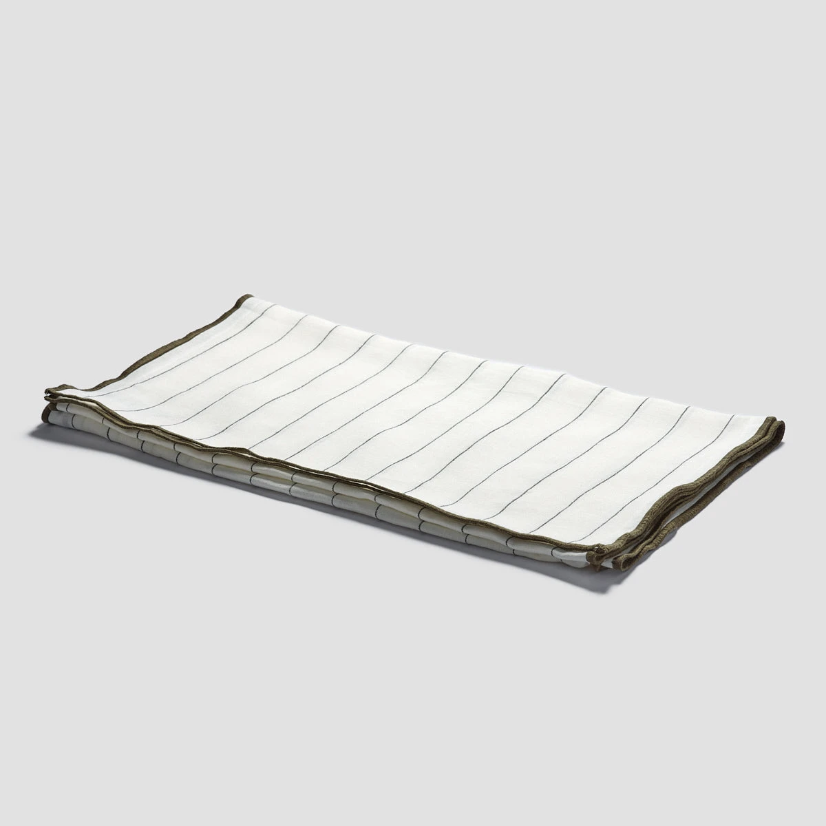Luna Stripe Linen Table Runner 3 Luna Stripe Linen Table Runner