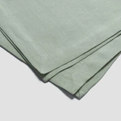Sage Green Linen Napkins Set Of 4 -Piglet in Bed Store PigletinBed LinenTablewareDetails SageGreen greyBG