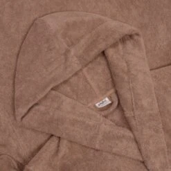 Mushroom Organic Cotton Robe 12 Mushroom Organic Cotton Robe -Piglet in Bed Store PigletinBed MushroomHoodedDressingGown Collar 1