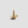 Sand Stubby Candle Holder -Piglet in Bed Store PigletinBed PotteryWestCandleholders Sand Wide 2 GreyBG