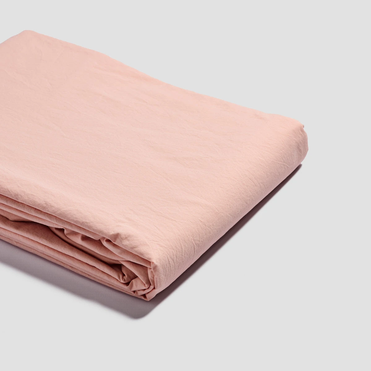 Salt Pink Cotton Percale Flat Sheet 3 Salt Pink Cotton Percale Flat Sheet