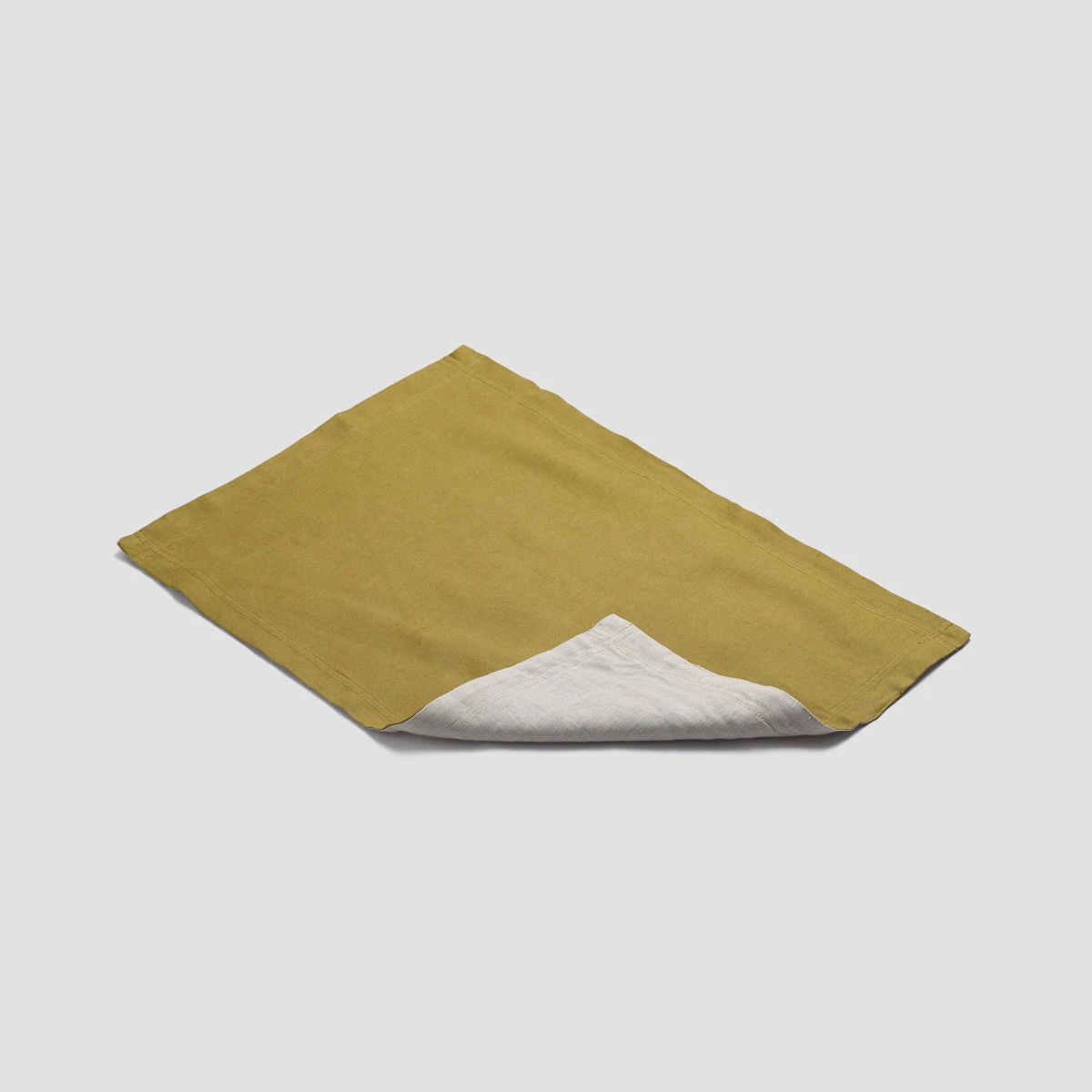 Botanical Green Linen Placemats Set Of 4 4 Botanical Green Linen Placemats Set Of 4 - Image 2