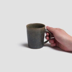 Nori Pottery West Mug -Piglet in Bed Store PigletinBed Tableware PotteryWest Mug Nori 2 GreyBG