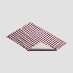 Berry Gingham Linen Placemat Set Of 4