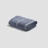 Warm Blue Bath Towel 2 Warm Blue Bath Towel -Piglet in Bed Store PigletinBed TerryCotton 07 greyBG