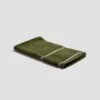 Botanical Green Hand Towel -Piglet in Bed Store PigletinBed TerryCotton 15 greyBG