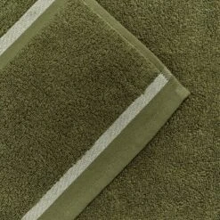 Botanical Green Bath Mat 13 Botanical Green Bath Mat -Piglet in Bed Store PigletinBed TerryCotton 46 greyBG