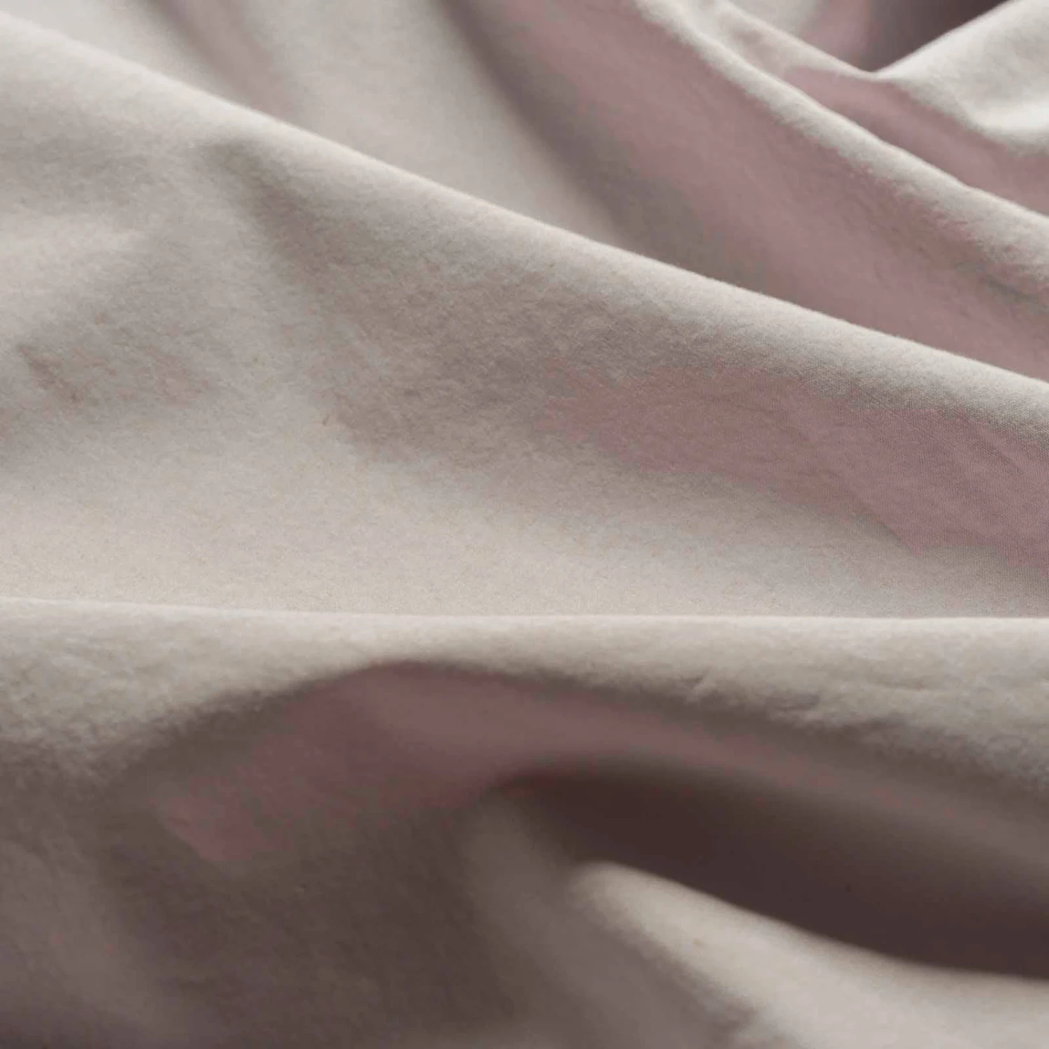 Stone Washed Percale Cotton Fitted Sheet 4 Stone Washed Percale Cotton Fitted Sheet - Image 2