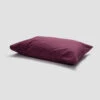 Mulberry Washed Percale Cotton Pillowcases (Pair) 1 Mulberry Washed Percale Cotton Pillowcases (Pair) -Piglet in Bed Store PigletinBed WashedCotton Pillowcase Mulberry 1 greyBG