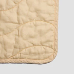 Honeysuckle Cotton Quilt -Piglet in Bed Store PigletinBed WashedCottonWaveQuilt Honeysuckle 2