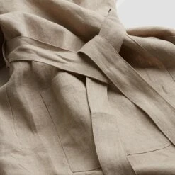Oatmeal Linen Robe -Piglet in Bed Store Sand Robe 6a 30a14a47 c9bf 4430 bbba 692080dc9406