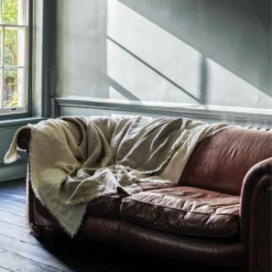 Oatmeal Linen Crinkle Throw -Piglet in Bed Store Screen Shot 2019 10 07 at 09.43.50