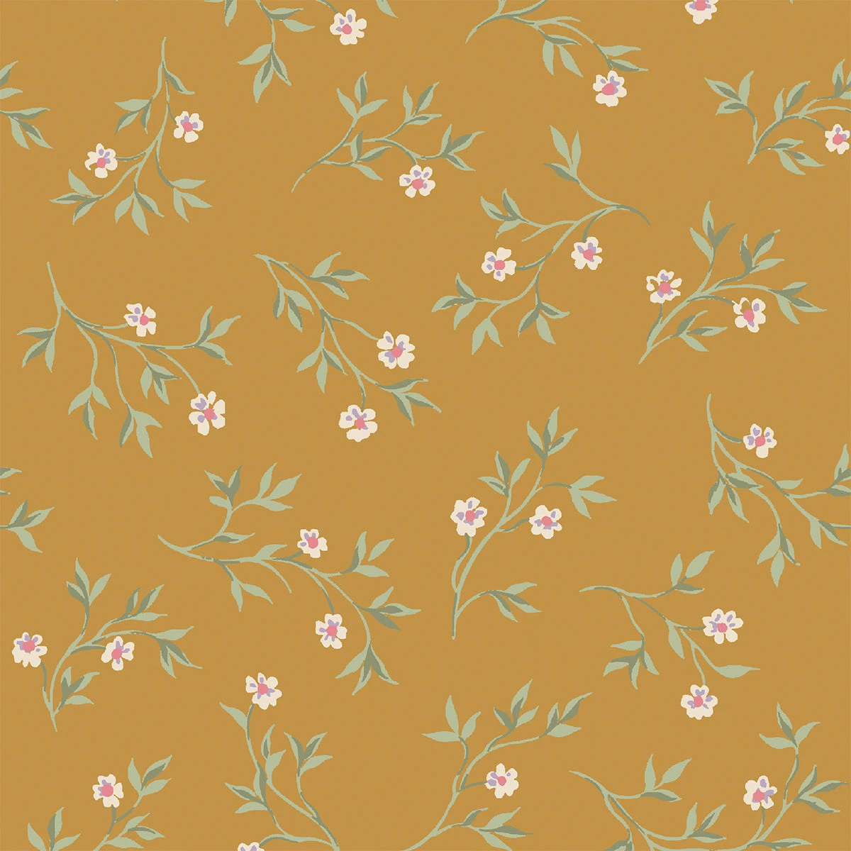Honey Yellow Spring Sprig Wallpaper 4 Honey Yellow Spring Sprig Wallpaper - Image 2