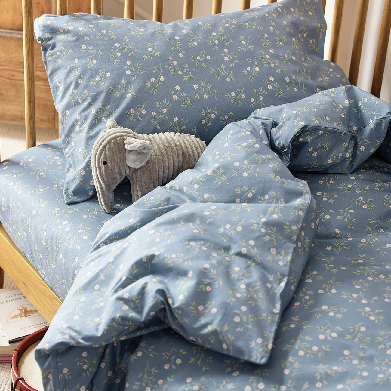 Iris Kids Floral Cotton Bedding Set 7 Iris Kids Floral Cotton Bedding Set - Image 5