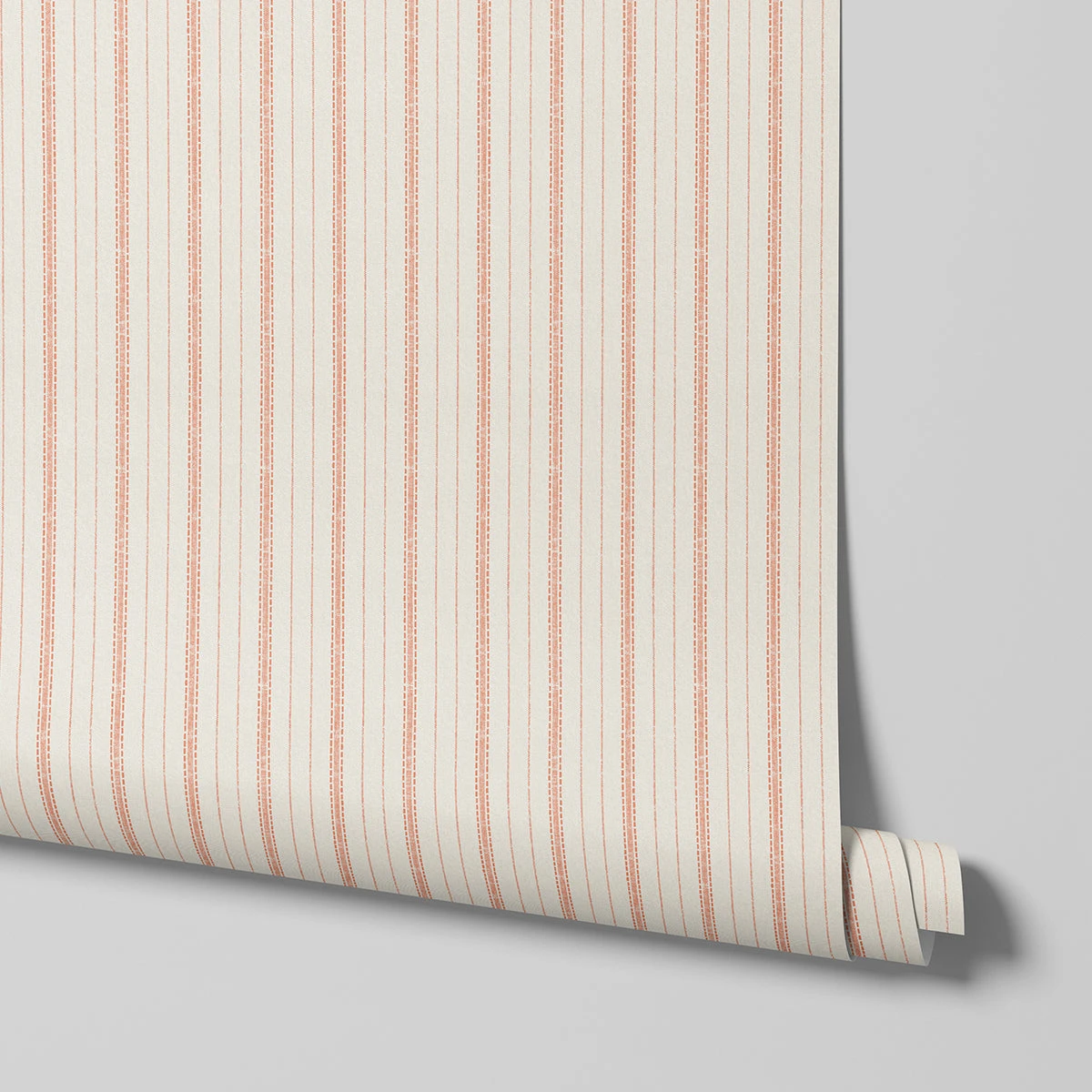 Peach Sunset Ticking Stripe Wallpaper 5 Peach Sunset Ticking Stripe Wallpaper - Image 3
