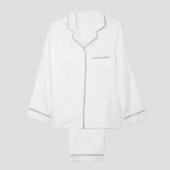 White Linen Pyjama Trouser Set 11 White Linen Pyjama Trouser Set -Piglet in Bed Store small 858412a7 10c6 4b6a 91e7 e788c4cdf580