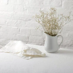 White Linen Tablecloth 7 White Linen Tablecloth -Piglet in Bed Store white napkin lifestyle e7b6d7e4 a310 49d0 8fab 4d204b26e3ea